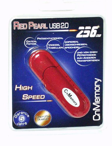 Camcorder: CnMemory "RedPearl" 256MB USB 2.0 SLC-Chip USB-Speicher