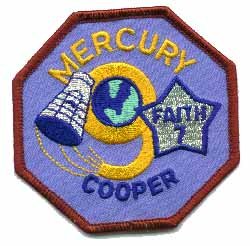 Mercury 9 Space Mission Patch.