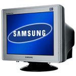 Festplatten: Samsung SyncMaster 793DF Monitor 17' 1280 x 1024 65Hz digital OSD TCO 03 Silber - Schwarz