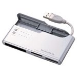Digitalkameras: Datafab Systems 7in1 Flash Card Reader/Writer Speicherkartenleser/schreiber USB2.0 f�r CF/MD/SM/MMC/SD/MS/MSPro