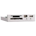 Digitalkameras: Datafab Systems 3.5 Speicherkartenleser/schreiber USB2.0/FW f�r CF/MD/SM/MMC/SD/MS