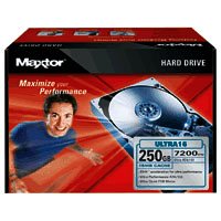 MP3 Player: Maxtor 250 Gigabyte Festplatte intern IDE Retail 7200 UPM, 16 MB Cache