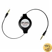 Cables Unlimited Zip-Linq Male/Male Retractable 3.5mm Stereo Cable