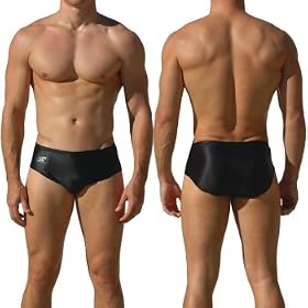 Solid Lycra Brief Fully Front and Back Lined by AgonSwim