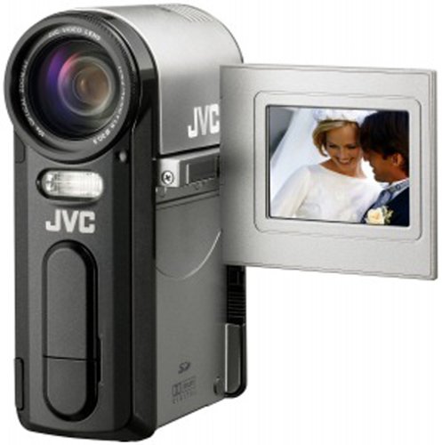 Telekommunikation: JVC Everio GZ-MC100 digitaler Camcorder (2 Megapixel) inkl. 4GB Microdrive