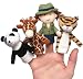 A Day at the Zoo Finger Puppets Gift Set