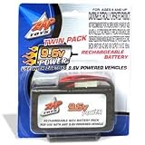 9.6V NiCd Rechargeable Battery Twin Pack