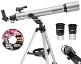 Meade 70AZ-AR Refracting Telescope 04043 - 70mm Altazimuth Refractor w/ Red Dot Viewfinder, 2 Eyepieces, Meade Autostar Suite, Tripod