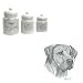 Rhodesian Ridgeback Canister Set, Porcelain by Rosalinde