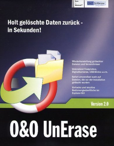 O&O UnErase V2.0 PE + Update auf V4 PE