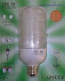 ElectroCFL Capsule CFL75 Energy Saving Light (Uses 20W = 75W Output)