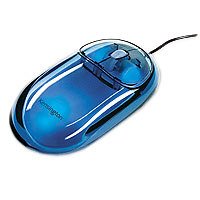 Kompaktanlagen: Kensigtnon Pocket Mouse Max Glow transparente Maus mit blauer Leuchtfunktion