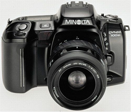 MP3 Player: Minolta 700 SI Dynax Spiegelreflex 135 mm Kamera