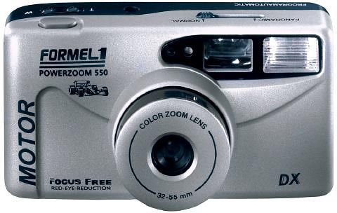 Festnetztelefone: Formel 1 Powerzoom 550 Sucherkamera 135 mm Kamera
