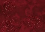 Curious Designs 10" X 66" Large Scarf - Burgundy Embroidered