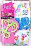 Hanes Her Way Girls 3 Pack Bikini Style Panties