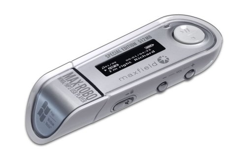 MP3 Player: Maxfield MAX-ROBO Tragbarer MP3-Player 512 MB inkl. "I, Robot"-DVD