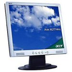 Acer AL1714MSD 17 Zoll TFT Monitor DVI schwarz/silber 14 MS Reaktionszeit