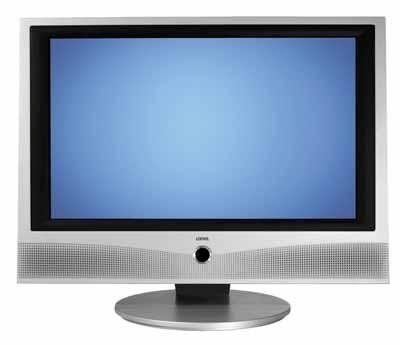 Lautsprecher: Loewe Xelos SL 32 Panel entf�llt 16:9 Format Projektions-Fernseher anthrazit monochrom