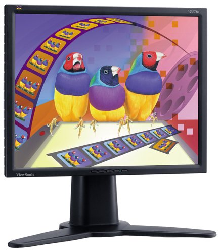 Verstaerker Und Receiver: Viewsonic VP171B 17 Zoll TFT-Monitor schwarz DVI, Pivot (Kontrast 500:1, 8MS Reaktionszeit)