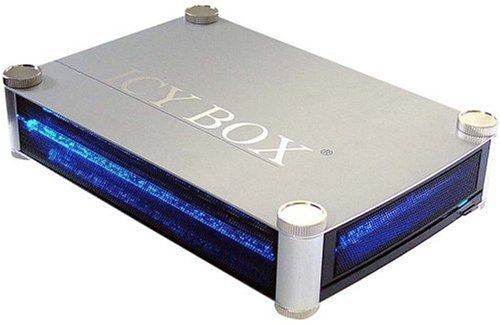 Speicherkarten: RaidSonic IB-550U-BL ICY Laufwerksgeh�use 5.25 Zoll USB 2.0 silber