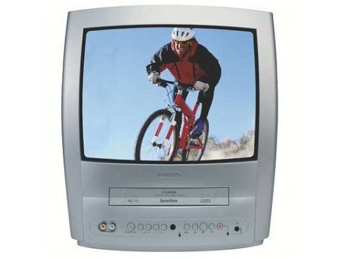 Projektoren: Philips 14PV385/01 4:3 Format TV-Video-Kombination silver shadow
