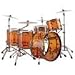 Ludwig Amber Vistalite Zep Set 5 Piece Drumset