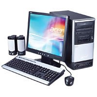 Elektronik Und Foto: Acer Aspire T120E PC Sempron 2600+ 512MB 80GB DVDRW SuperMultiPlus Modem WXPH