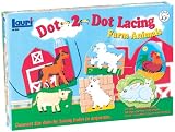 Dot-2-Dot Lacing Numerical Farm Animals