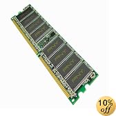 PNY OPTIMA 1GB  DDR 400 MHz PC3200  Desktop DIMM Memory Module MD1024SD1-400