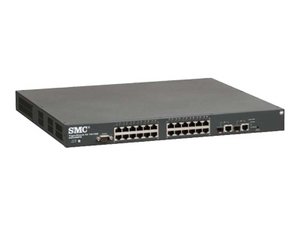 Festplatten: SMC Networks TigerSwitch SMC6824MPE mit POE Switch Fast/Giga 24 x RJ45 10/100 + 2 x RJ45 1000BT/SFP