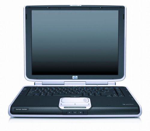 Heimkinosysteme: Hewlett-Packard zv5485EA 15,4 Zoll Notebook (AMD Athlon 64 3700+, 512 MB RAM, 100 GB HDD, DVD +R/RW DL, NVIDIA GeForce 4 420, Win XP Home)
