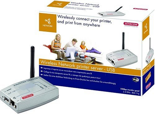 Festplatten: Sitecom WL-201 Wireless Network Printerserver USB