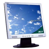 Acer AL1715MSD 17 Zoll TFT Monitor schwarz/silber DVI mit 12 ms Reaktionszeit