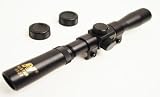 NcSTAR Compact Rifle Scope 4X20.22 & AIR GUN SCOPE With BLUE LENS