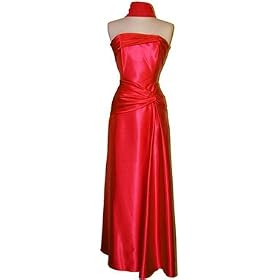 Prom Dress - Strapless Satin Formal