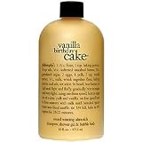 philosophy vanilla birthday cake shampoo, body wash, and bubble bath