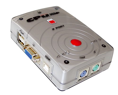 Camcorder: CPU Switch LITE USB 2.0 2 Port, Bundle mit Anschlusskabeln