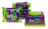 Pampers Kandoo Flushable Wipes With Easy-Use Tub, Fresh Splash Scent, 200 wipes (4 packs of 50 each)