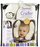 Cradler&reg; Adjustable Head Support For Newborns To Toddlers Ivory With Teddy Bear Applique