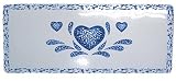 Corelle Coordinates Blue Hearts Rectangular Counter Mat