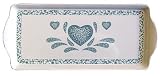 Corelle Coordinates Blue Hearts Melamine Tidbit Tray