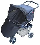 Deluxe Twin Duo 2 in 1 UPF 50 Shade - Black