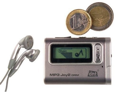 Digitalkameras: dnt Joy2-DRM Tragbarer MP3-Player 256 MB silber