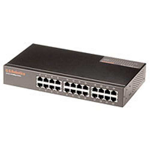 Audio und Video: U.S. Robotics 24-Port 10/100 Ethernet Switch Switch Fast 24xRJ45 10/100