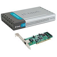 Digitalkameras: D-Link DGE-910 Gigabit Netzwerk Kit (5 Port Gigabit Netzwerk Switch und Gigabit Netzwerkkarte)