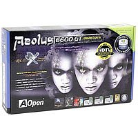 Elektronik und Foto: Aopen Aeolus 6600GT-DV128 Retail Grafikkarte AGP 128MB GeForce 6600 GT DDR3 TV-Out DVI