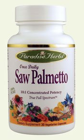 Paradise Herbs Saw Palmetto Oil 10:1 Extract - Once Daily, 60 count