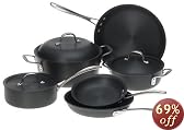 Calphalon Commercial Hard-Anodized 9-Piece Cookware Set