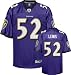 Ray Lewis EQT Replithentic Youth Home Baltimore Ravens NFL Jersey